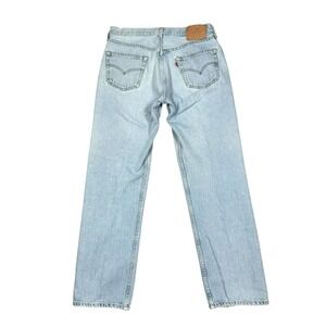 Vintage Levi's 501 Light Wash Jeans Button Fly 501-0134 Sz 33x30 (actual) Mexico